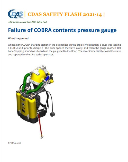 CDAS Safety Flash 2021-14