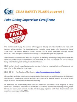 CDAS Safety Flash 2023-06