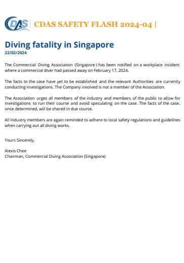 CDAS Safety Flash 2024-04